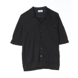 「JOHN SMEDLEY」 ニットカーディガン M ブラック メンズ