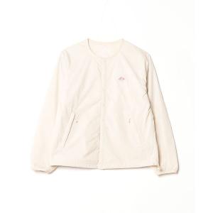 Danton（ダントン） ノーカラージャケット 38 ベージュ レディース