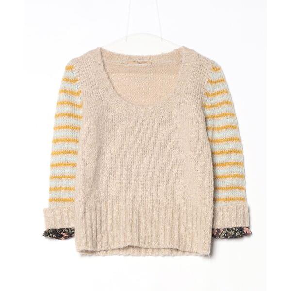 「SEE BY CHLOE」 長袖ニット - ベージュ レディース