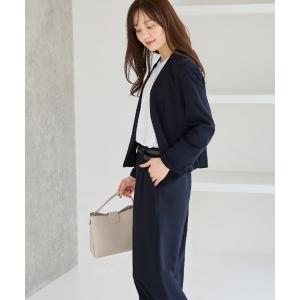 セットアップ 「３点セット」洗える！楽キレイセットスーツ レディース