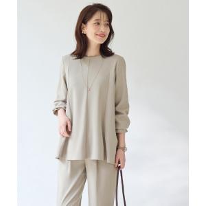 スラックス パンツ 「イージーケア」Ａラインセットアップ レディース