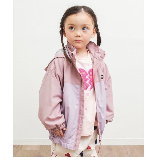 ブルゾン ジャンバー アウター 「フードがしまえる/撥水加工」カラバリウィンドブレーカー キッズ 子...