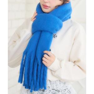 マフラー ストール フリンジマフラー レディース