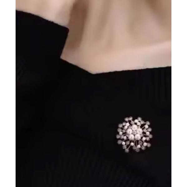 ブローチ FReePLACe/フラワー パール ブローチ R0160 レディース