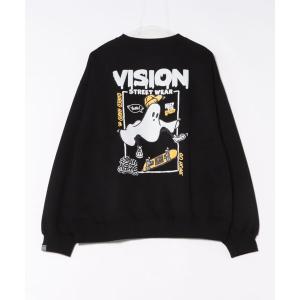 トレーナー スウェット Ghost drip logo クルーネック ポンチトレーナー メンズ レディース