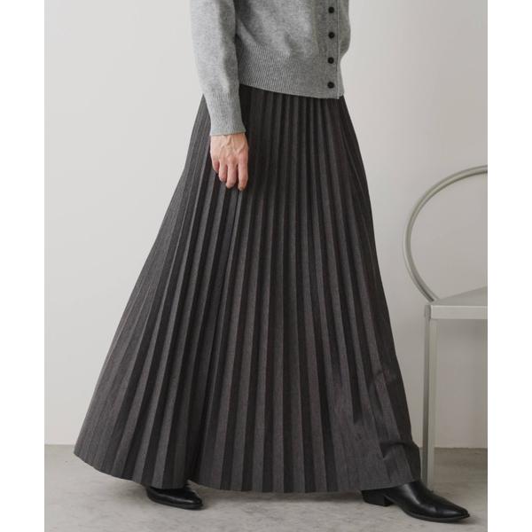スカート プリーツフレアスカート