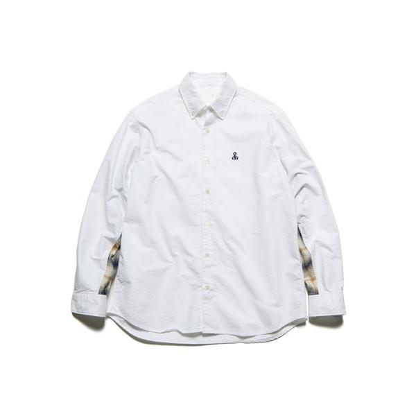 シャツ CHECK PANELED B.D SHIRT メンズ レディース