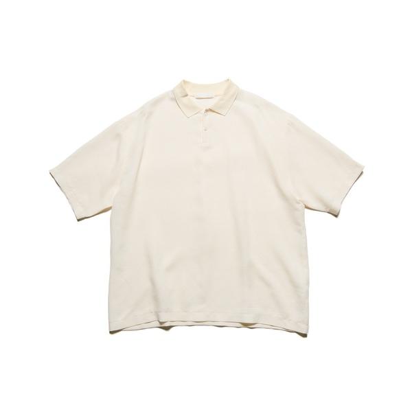 ポロシャツ 半袖 LINEN MESH OVERSIZED POLO メンズ レディース
