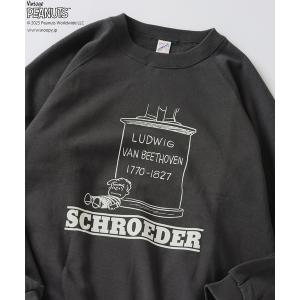 トレーナー スウェット PEANUTS / ピーナッツ 別注 FANTASY A＆G INC プリントスウェット WINTER メンズ