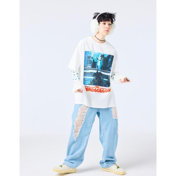 tシャツ 「8」「it」「Little sunny bite」stranger things x l...