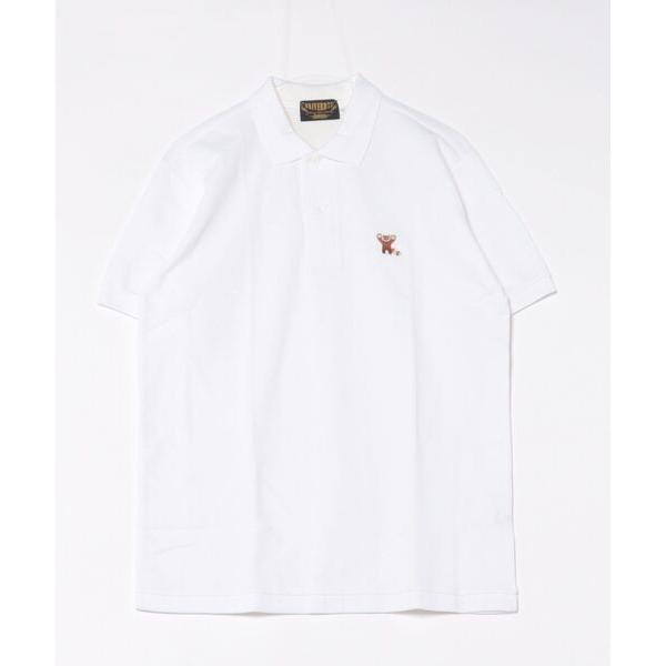 ポロシャツ 「HOUSTON」EMB POLO SHIRT CRAB 刺繍ポロシャツ ラクーン メン...