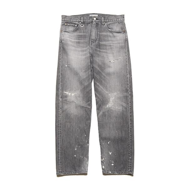 ジーンズ DAMAGED REGULAR-FIT JEANS メンズ レディース
