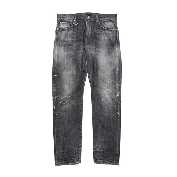 ジーンズ DAMAGED TAPERED-FIT JEANS メンズ レディース
