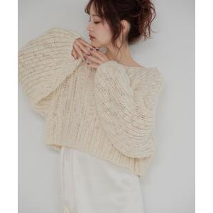 ニット セーター チャンキースラブニット レディース