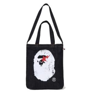 A BATHING APE（アベイシングエイプ） トートバッグ APE HEAD CLEAR