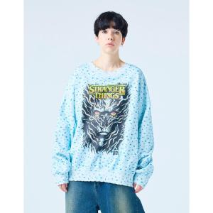 トレーナー スウェット Little sunny bitestranger things x little sunny bite floral s