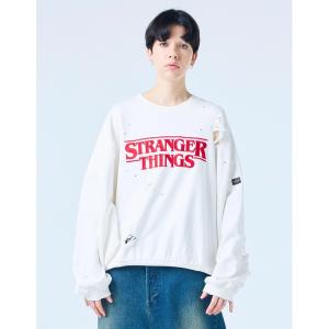 トレーナー スウェット 「RS」「Little sunny bite」stranger things x little sunny bite logo