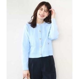 カーディガン 「2026SS」ジャケットライクニットカーディガン/洗える/WEB限定 レディース