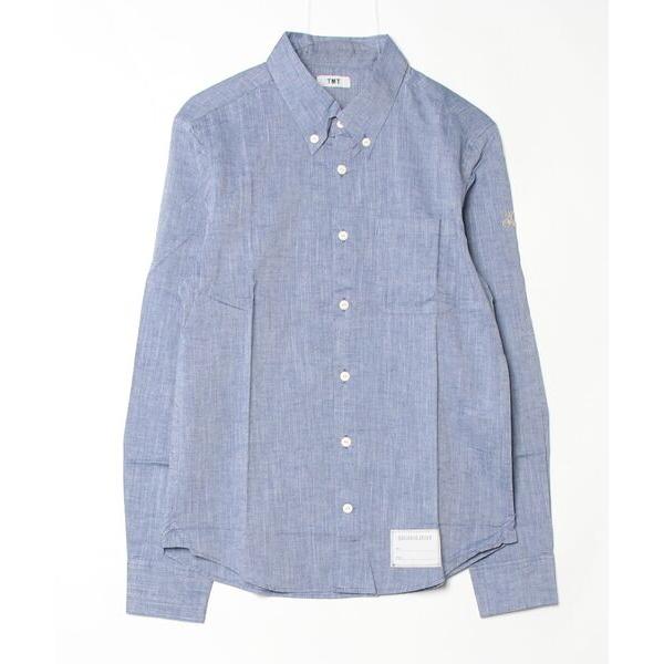 シャツ 「TMT/ティーエムティー」COTTON LINEN CHAMBRAY SHIRTS メンズ...