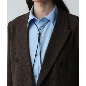 ネックレス 「MADE IN JAPAN」レザーループタイ(HARE) メンズ
