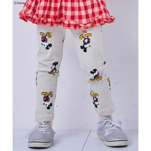 Disney ミッキー 総柄レギンス キッズ