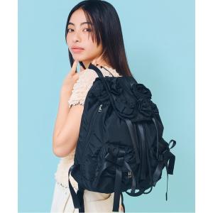 デイバック リュック Casselini(キャセリーニ)バラモチーフバックパック レディース