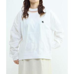 tシャツ CUT-OUT NECK TOP レディース