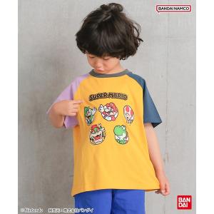 tシャツ 「スーパーマリオ」別注マルチカラープリントＴシャツ キッズ 子供服 男の子 女の子