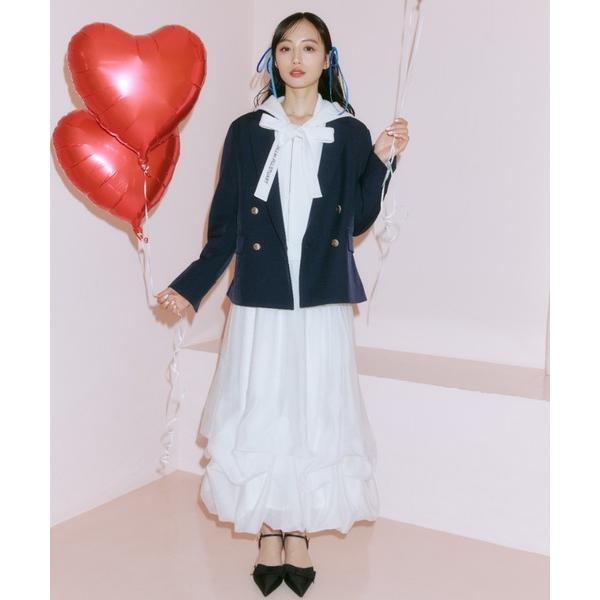ロング スカート 「再入荷」シアータックバルーンスカート
