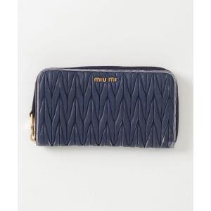「miu miu」 財布 - ブルー レディース
