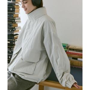 「flaner」 マウンテンパーカー LARGE オフホワイト レディース