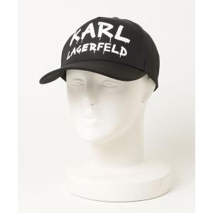 「KARL LAGERFELD」 キャップ OS ブラック メンズ