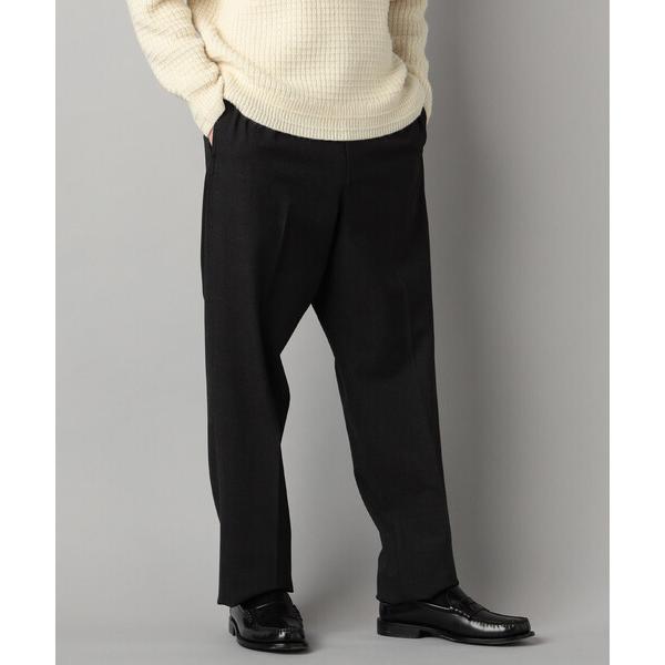 スラックス 「セットアップ対応」ソフトサーモ(R) グレンチェック 2タックパンツ メンズ