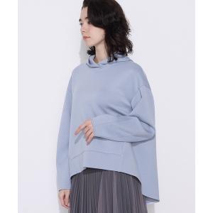 レディース ダンボールニットフーディ