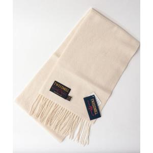 マフラー 「TWEEDMILL/ツイードミル」Lambswool Muffler Solid 25 メンズ