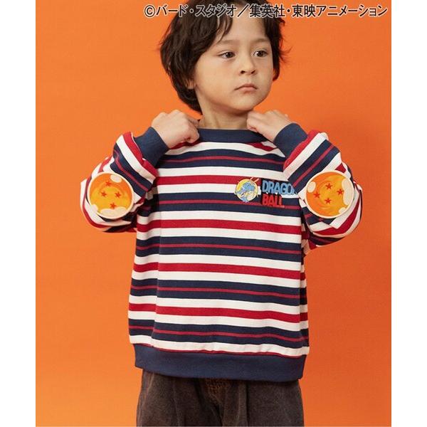 トレーナー ドラゴンボールコラボ エルボーパッチトレーナー キッズ 子供服 男の子 女の子