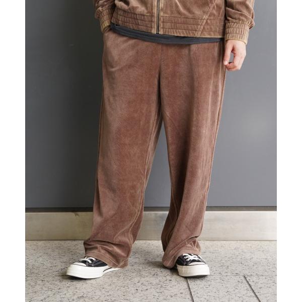 パンツ B omnivore/ビーオムニボー　velours pant ベロアパンツ メンズ レディ...