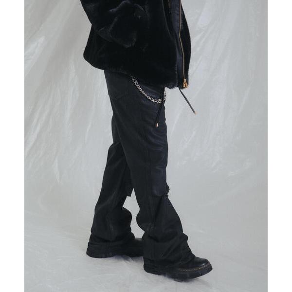 ジーンズ FR(13)NDS /フレンズ/BLACK COATINGFLARE PANTS メンズ