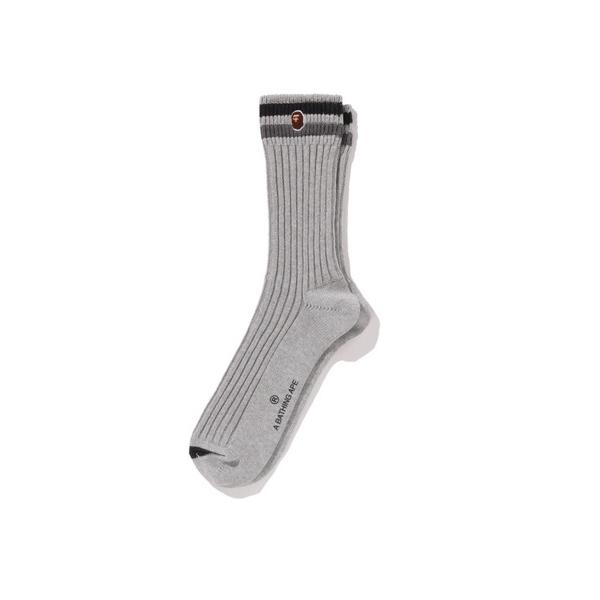 靴下 CHUNKY RIBBED CREW SOCKS メンズ