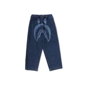 BAPE KIDS タンクトップ＆デニムショーツセット90cm正規品 A BATHING APE（アベイシングエイプ） パンツ 1ST CAMO SHARK BEACH