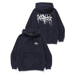 SALE 50%OFF 半額 新品 ブラックパリ アシッド パーカー サイズM セール】【Alfred Alex】Rubber Logo Zip Hoodie/ラバーロゴ