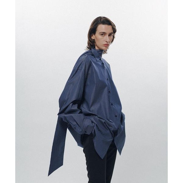 ブラウス シャツ Oversized Long Collar Shirt レディース メンズ