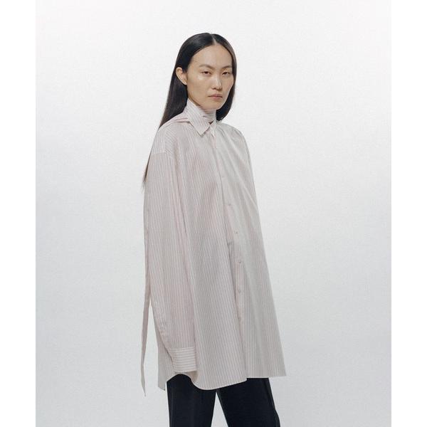 ブラウス シャツ Oversized Long Collar Shirt レディース メンズ