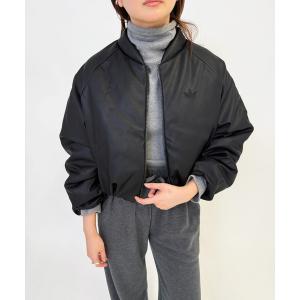 コート アウター 「adidas/アディダス」PLEATHER BOMBER レディース