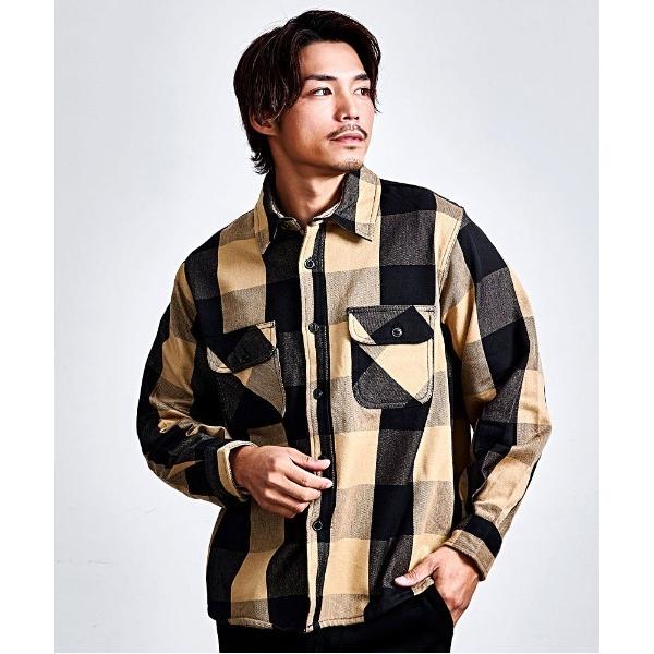 シャツ 「Toucan Surfing/トゥーカンサーフィン」ヘビーネル裏起毛CPOシャツ メンズ ...