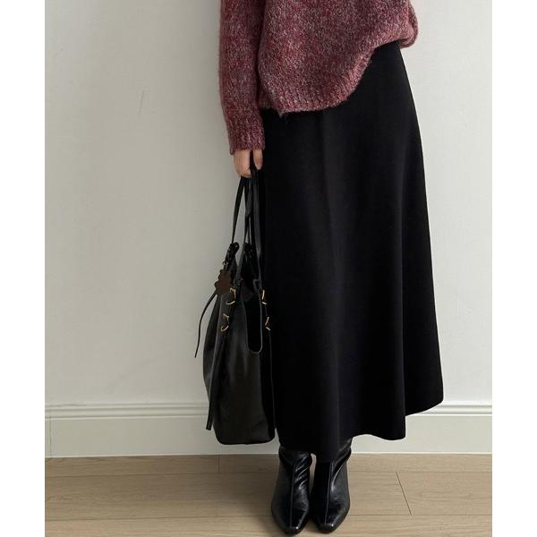 スカート ニュアンスカラーフレアスカート