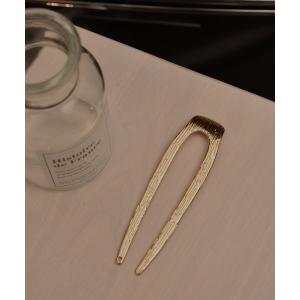 「resonance」ニュアンスデザイン メタル スモールサイズ U字コーム/かんざし「オケージョン」｜ZOZOTOWN Yahoo!店