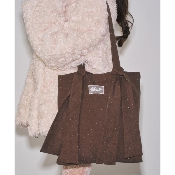 トートバッグ マルチウェイビジューリボントートバッグ レディース