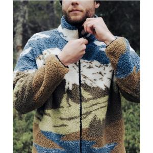 ブルゾン アウター 「PICTURE/ピクチャー」HAFDALS ZIP FLEECE　フリース　総柄 メンズ レディース