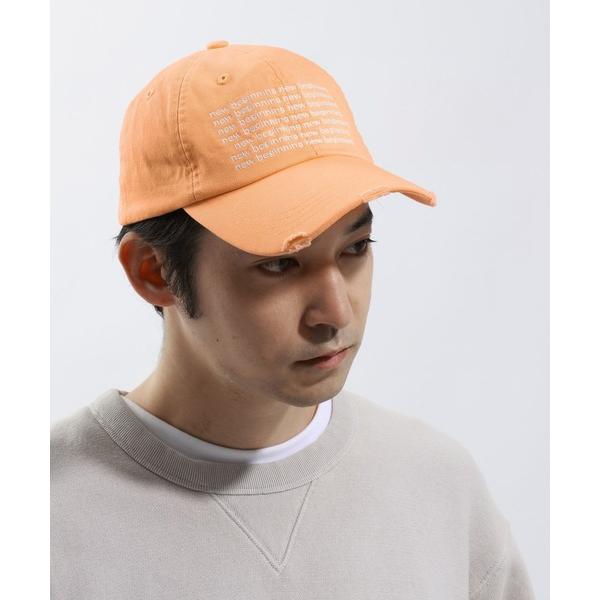 キャップ 帽子 ダメージツイルロゴCAP メンズ レディース